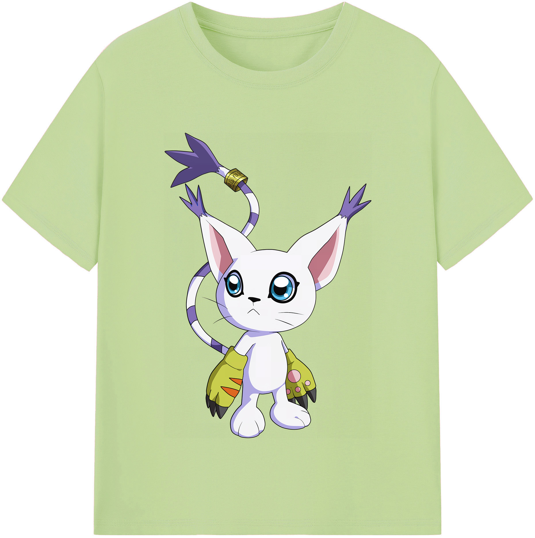 （画像用） Digimon デジタルモンスター/デジモン 綿100％半袖Tシャツ（フロントプリント）